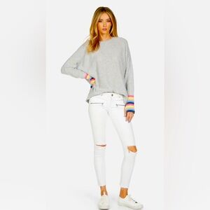 Michael Lauren RUPERT LE DRAPED sweater - EUC